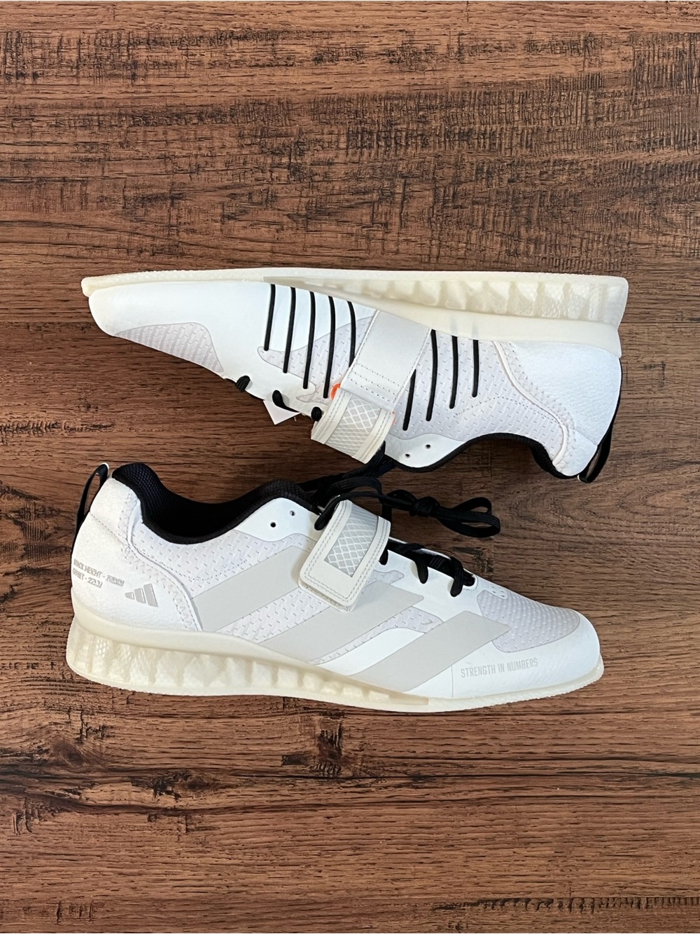 Adidas Adipower Weightlifting 3 Shoes ‘Gray Beige Black’ (size mens 12.5)